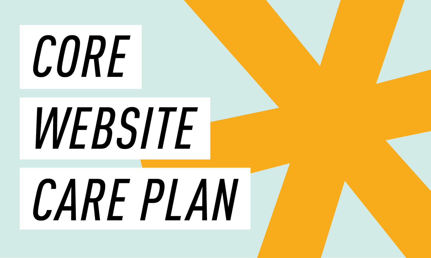 Core Website Care Plan
